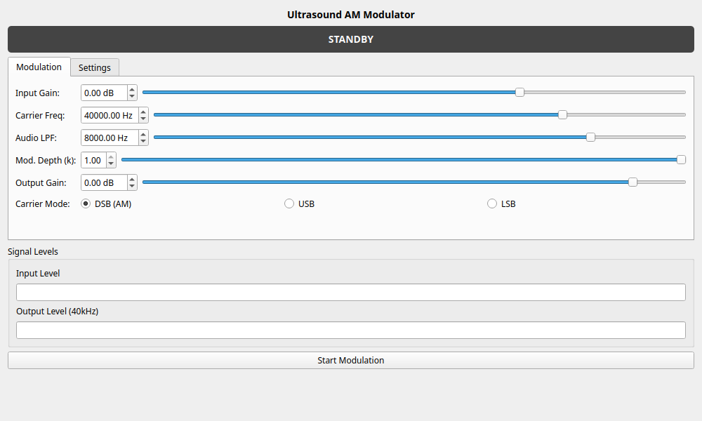 Ultrasound Modulator