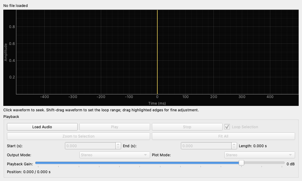 Waveform Loop Player